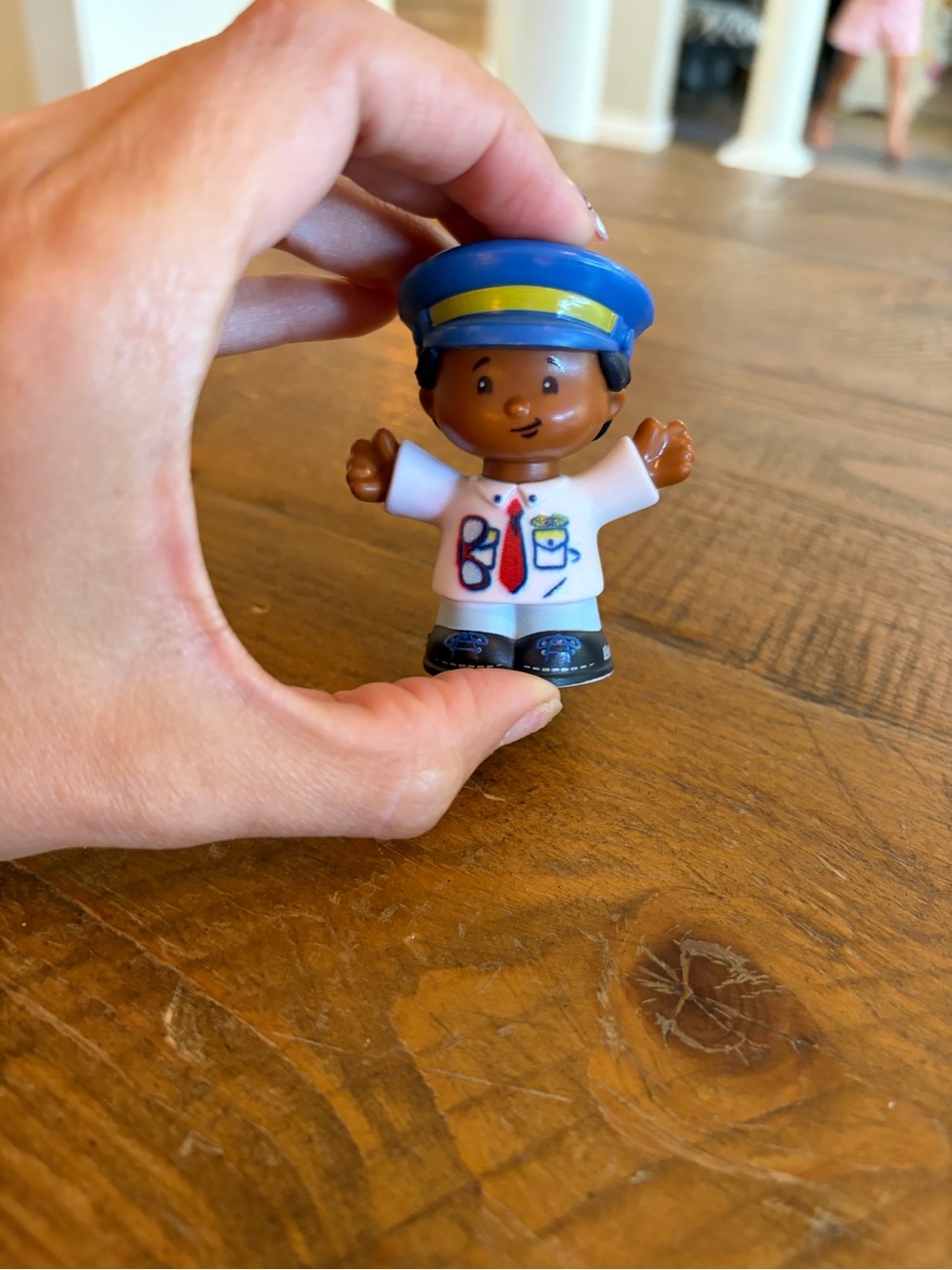 Fisher Price Little People airplane pilot as is